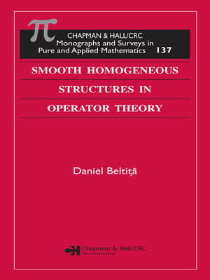 cover image of Smooth Homogeneous Structures in Operator Theory